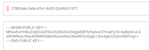 Sleutels geselecteerd