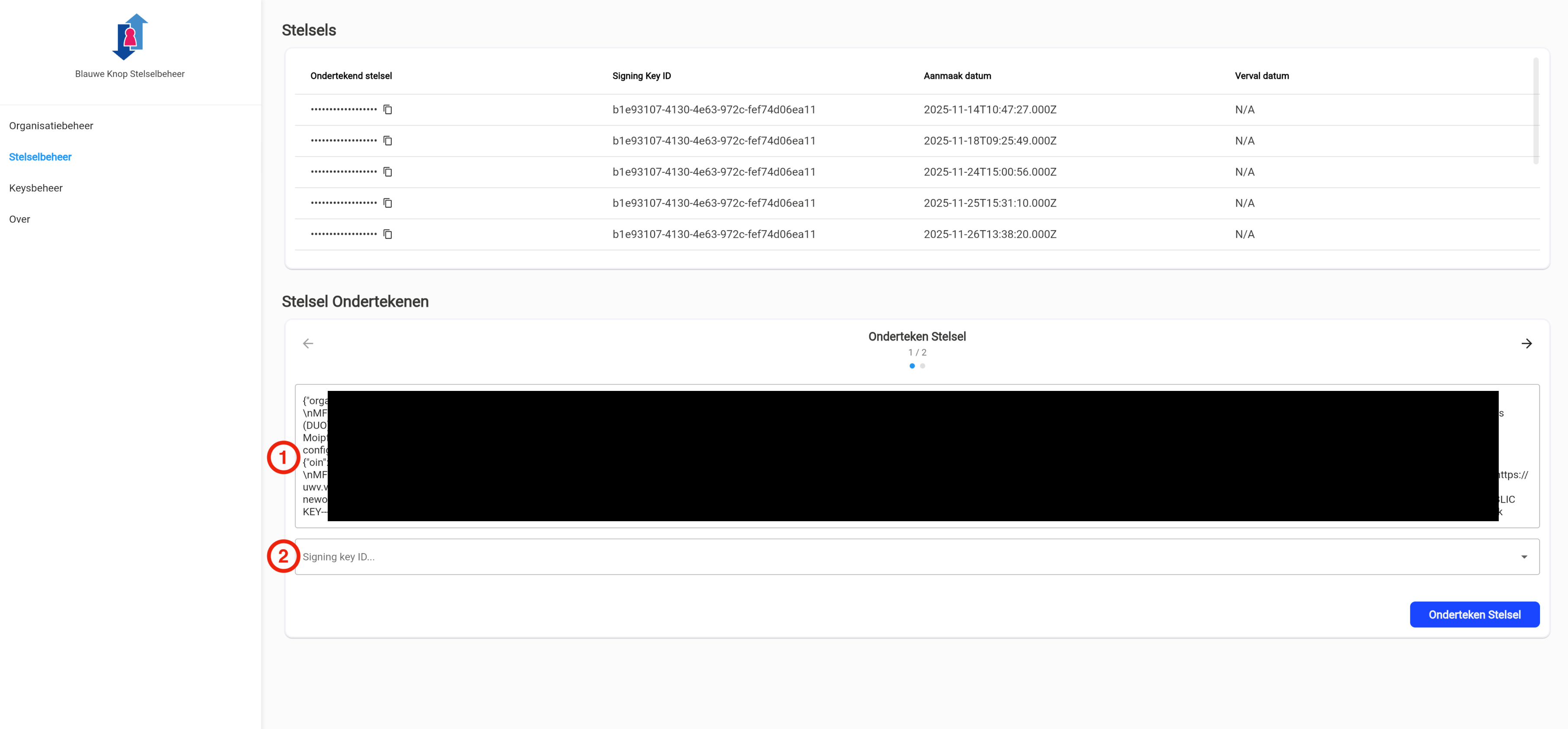 Nieuw stelseldocument